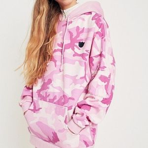 Nico Panda Pink Logo Camo Hoodie